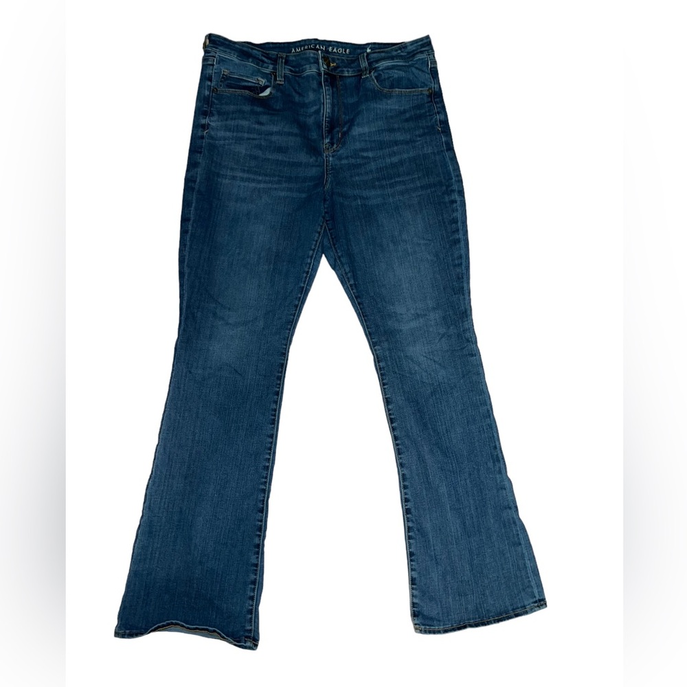 American Eagle High Rise Kick Boot Jeans